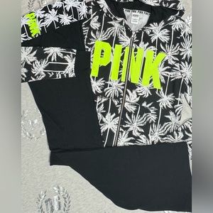 VS PINK TROPICAL PALMS SET L/M